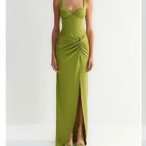 WearHaus Olive Dress
